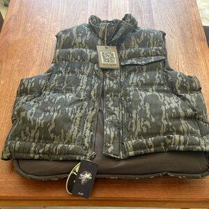 Filson Green Camouflage Down Cruiser Vest